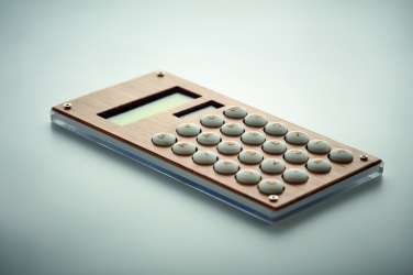 Logotrade promotional giveaway picture of: 8 digit bamboo calculator