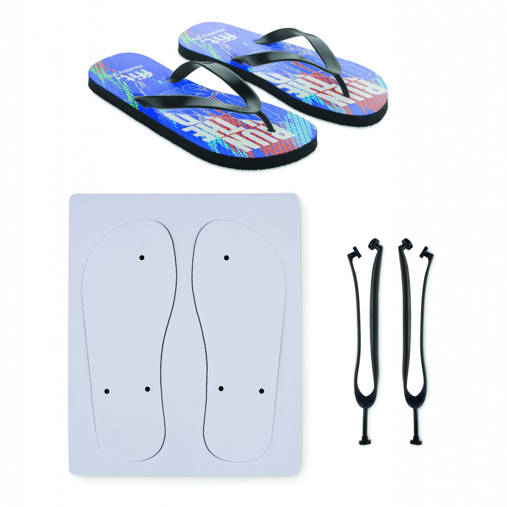 Logotrade promotional merchandise image of: Sublimation beach slippers