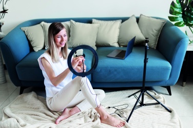 Logotrade business gift image of: 26 cm LED ring light set