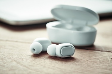 Logotrade promotional giveaways photo of: Recycled ABS TWS earbuds