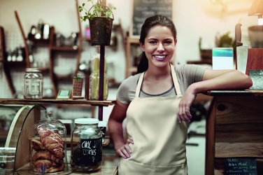 Logotrade promotional gift picture of: Organic cotton apron 200 gr/m²