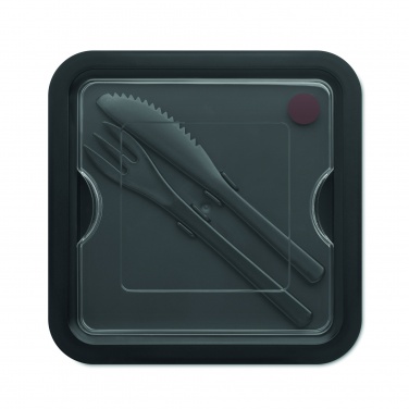 Logotrade promotional merchandise photo of: Lunch box with cutlery 600ml