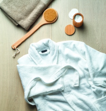 Logo trade promotional products picture of: Bathrobe organic cotton XL/XXL