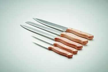 Logotrade promotional product image of: 5 piece knife set in base