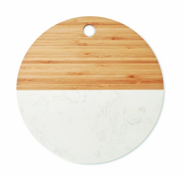 Logo trade promotional items image of: Marble/ bamboo serving board