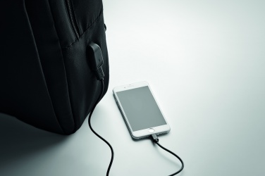 Logotrade promotional gift picture of: Laptop backpack in 300D RPET