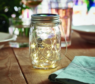 Logotrade advertising product image of: Solar mason jar outdoor lamp