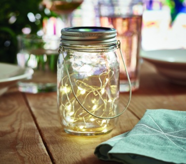Logotrade advertising products photo of: Solar mason jar outdoor lamp