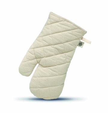 Logo trade promotional merchandise picture of: Organic cotton oven glove