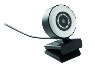 Logo trade corporate gifts image of: 1080P HD webcam and ring light