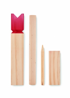 Logo trade promotional item photo of: Pinewood outdoor throwing game