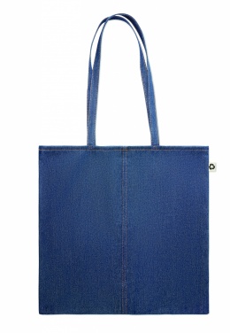 Logo trade corporate gifts image of: Recycled denim shopping bag