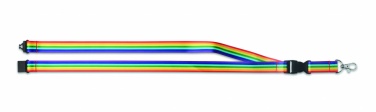 Logotrade advertising products photo of: Rainbow RPET lanyard