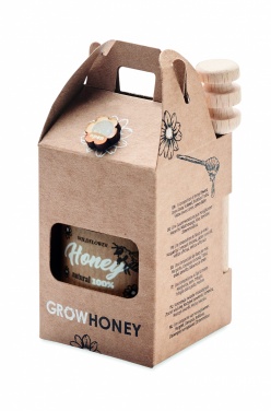 Logotrade promotional gift image of: Wildflower honey jar set 50gr