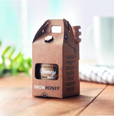 Logo trade promotional item photo of: Wildflower honey jar set 50gr