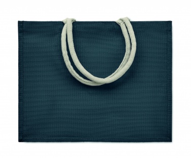 Logo trade business gifts image of: Jute bag with cotton handle