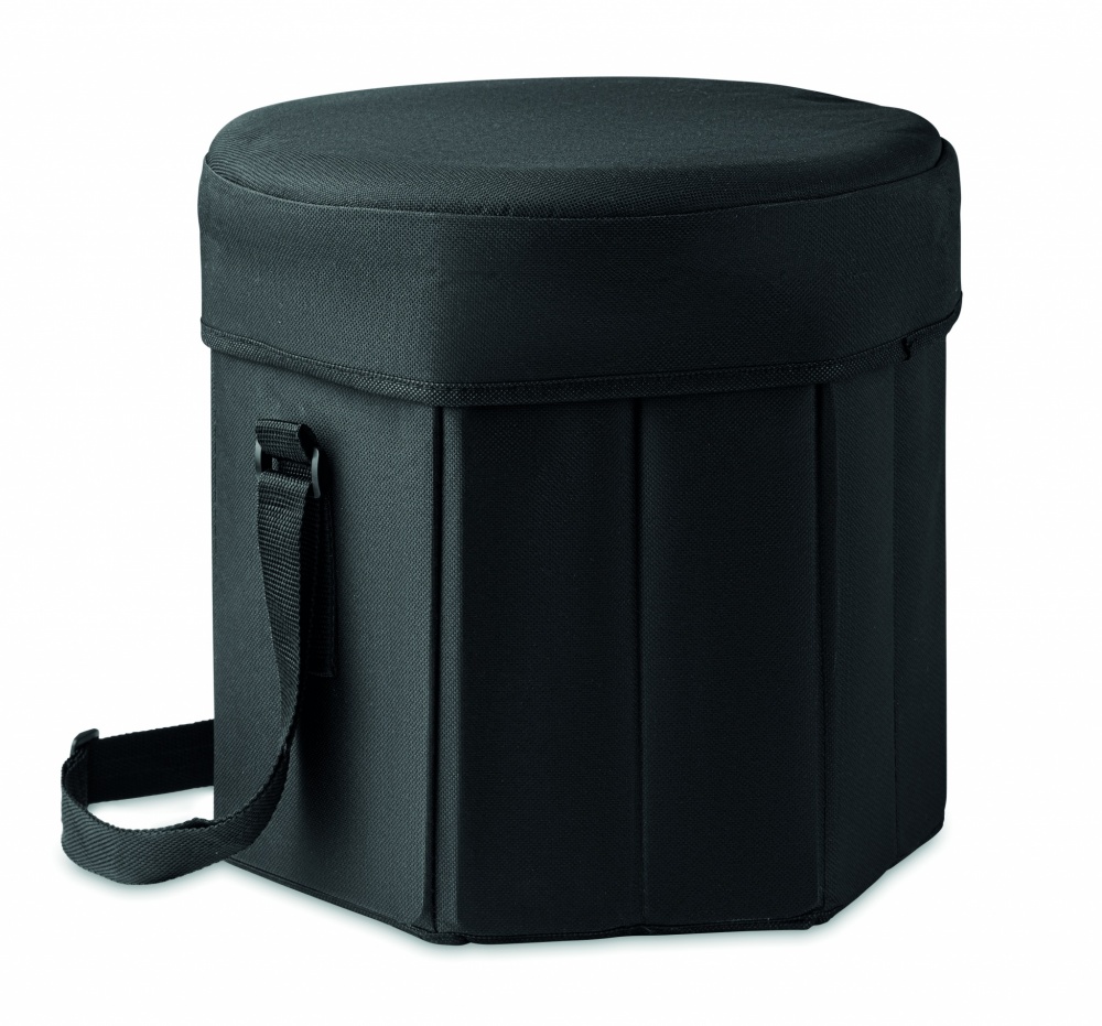 Logo trade corporate gifts image of: Foldable insulated stool/table