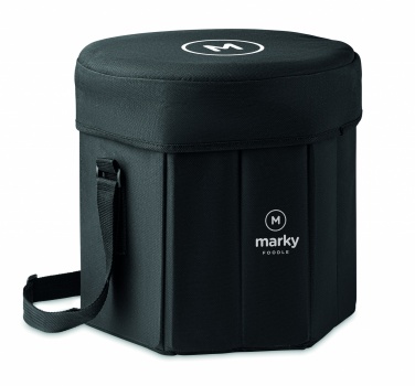Logo trade promotional giveaways image of: Foldable insulated stool/table