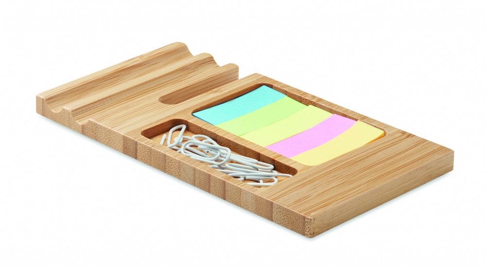 Logotrade promotional giveaway picture of: Bamboo desk phone stand