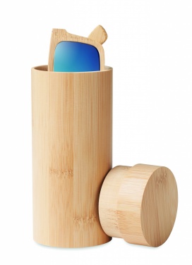 Logotrade corporate gift picture of: Sunglasses and case in bamboo KEILA