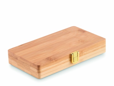 Logotrade promotional products photo of: 21 pcs tool set in bamboo case