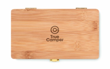 Logotrade promotional item picture of: 21 pcs tool set in bamboo case