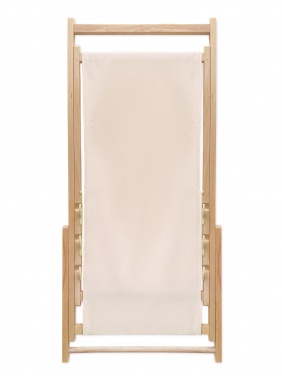 Logo trade promotional items image of: Beach chair in wood