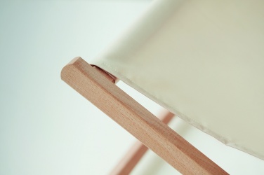 Logo trade promotional products image of: Beach chair in wood