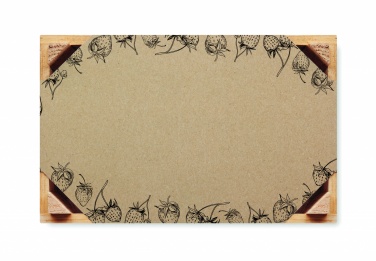 Logo trade promotional merchandise picture of: Strawberry kit in wooden crate