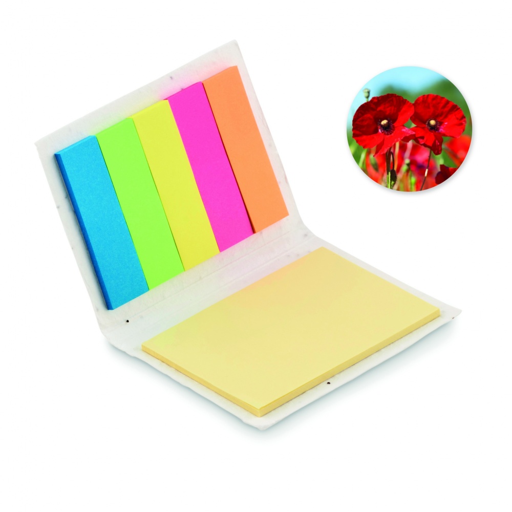 Logotrade advertising product image of: Seed paper sticky note pad