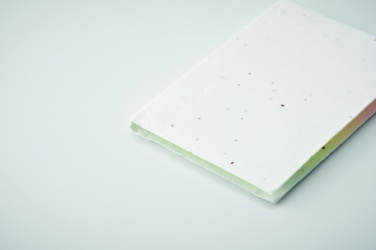 Logo trade promotional products image of: Seed paper sticky note pad