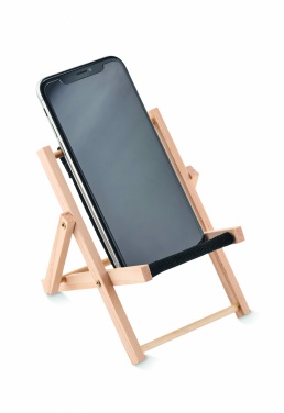 Logo trade advertising product photo of: Deckchair-shaped phone stand