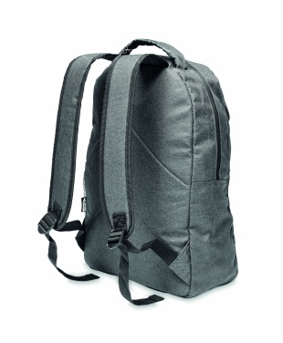 Logo trade promotional merchandise image of: 600D RPET 2 tone backpack