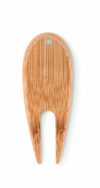 Logo trade promotional products image of: Bamboo golf divot tool