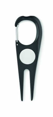 Logo trade promotional giveaways picture of: Aluminium golf divot tool