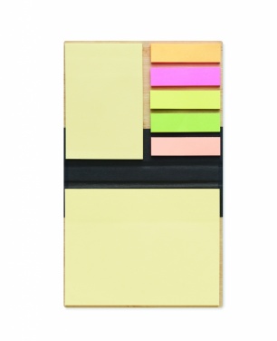 Logotrade promotional giveaways photo of: Bamboo sticky note memo pad