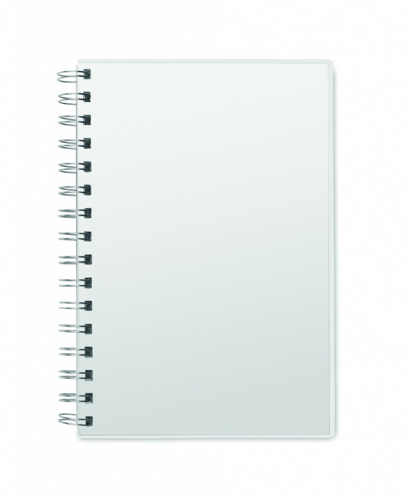 Logotrade promotional giveaway picture of: A5 RPET notebook recycled lined