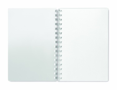 Logo trade corporate gifts picture of: A5 RPET notebook recycled lined