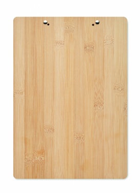 Logo trade promotional giveaways picture of: A4 bamboo clipboard