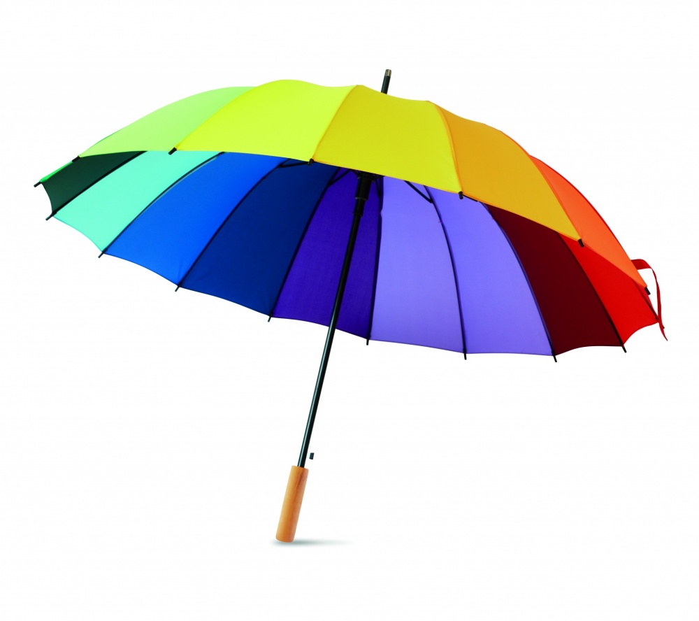 Logotrade promotional products photo of: 27 inch rainbow umbrella