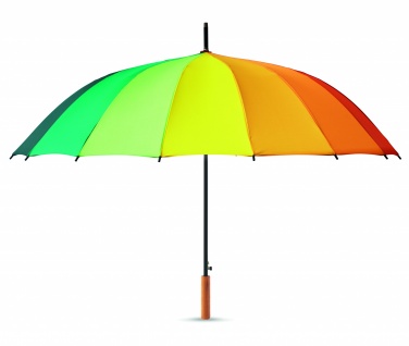 Logotrade promotional item picture of: 27 inch rainbow umbrella