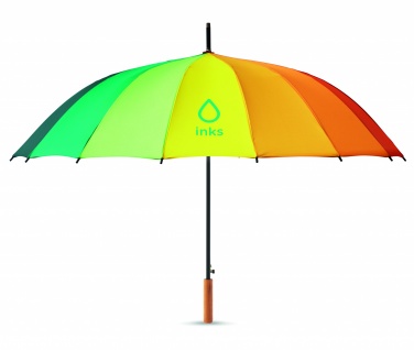 Logotrade corporate gift picture of: 27 inch rainbow umbrella