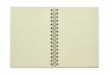 Logotrade corporate gift picture of: A5 grass notebook 80 lined