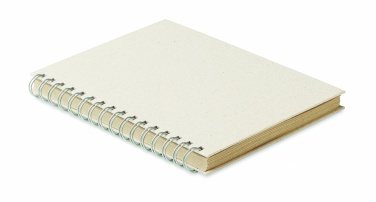 Logotrade promotional gift picture of: A5 grass notebook 80 lined