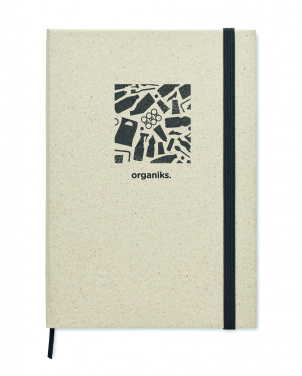 Logotrade corporate gift picture of: A5 grass notebook 80 lined