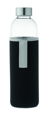 Logo trade business gift photo of: Glass bottle in pouch 750ml