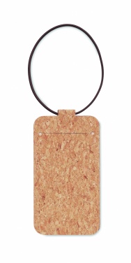 Logo trade promotional products picture of: Cork luggage tag