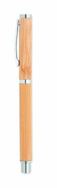 Logo trade promotional gifts picture of: Bamboo gel pen