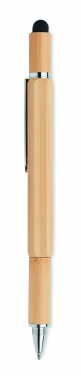 Logotrade corporate gifts photo of: Spirit level pen in bamboo