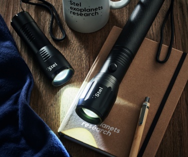 Logotrade promotional giveaway image of: Large aluminium LED flashlight